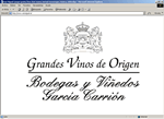 Pagina Web de Bodegas y Vi�edos Garcia Carrion